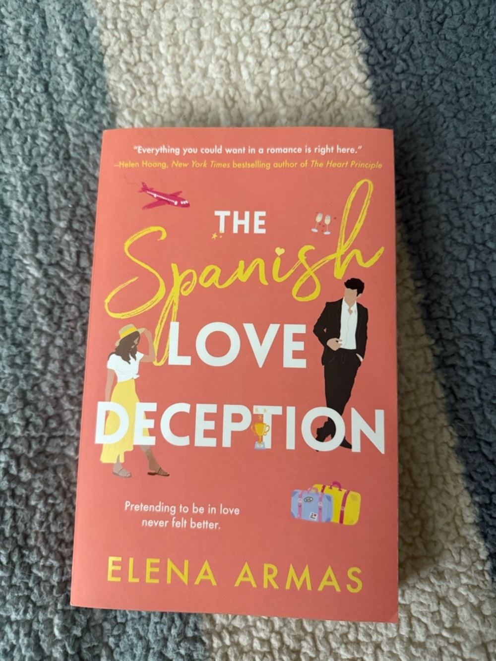 The Spanish Love Deception by Elena Armas - Coral Cover